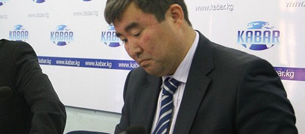 Директор Агентства гражданской авиации Кыргызстана Эрмек Омуралиев. - Sputnik Кыргызстан