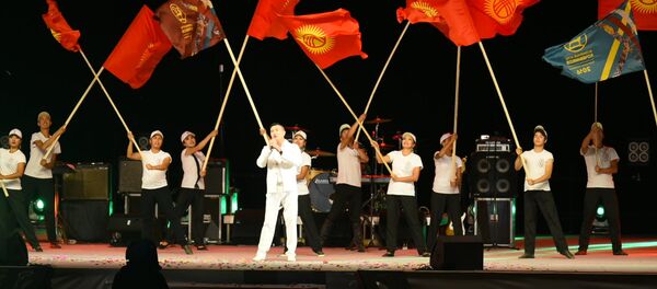 Церемония закрытия Всемирных игр кочевников на ипподроме в Иссык-Кульской области - Sputnik Кыргызстан