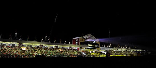 Церемония закрытия Всемирных игр кочевников на ипподроме в Иссык-Кульской области - Sputnik Кыргызстан