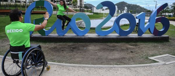Спортсмен в Олимпийской деревне в преддверии XV летних Паралимпийских игр 2016 в городе Рио-де-Жанейро. Архивное фото - Sputnik Кыргызстан
