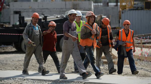 Мигранты в России. Архивное фото - Sputnik Кыргызстан