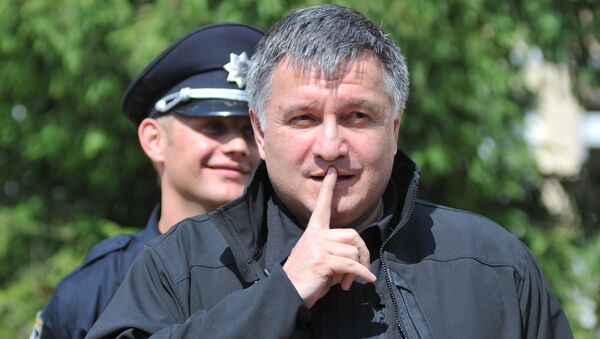 Министр внутренних дел Украины А.Аваков посетил центр подготовки патрульных полицейских во Львове - Sputnik Кыргызстан