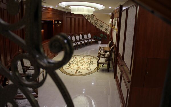 Цокольный этаж дома приемов в госрезиденции Ала-Арча - Sputnik Кыргызстан