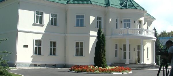 КМШ өлкө башчылары үчүн тигилген боз үй. Ала-Арча резиденциясынан алынган кадрлар - Sputnik Кыргызстан