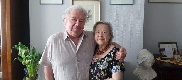 Александр Александрович и Мария Александровна праправнуки Пушкина, последний из прямых потомков, носящих фамилию русского классика, стал одним из основателей фонда имени своего предка. - Sputnik Кыргызстан