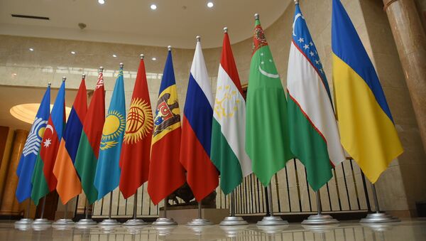 Флаги стран участниц СНГ. Архивное фото - Sputnik Кыргызстан