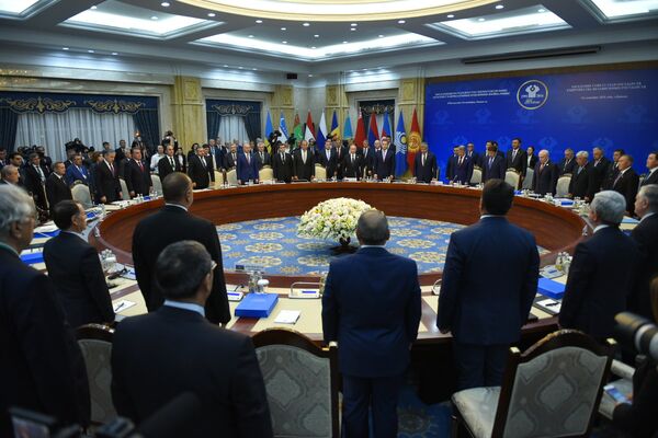 Заседание Совета глав стран – участниц СНГ - Sputnik Кыргызстан