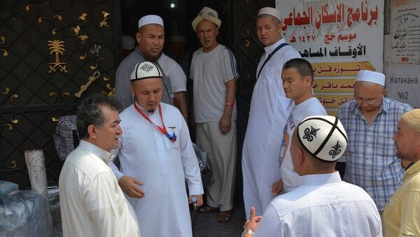 Кыргызстандык ажыга барган мусулмандардын архивдик сүрөтү - Sputnik Кыргызстан