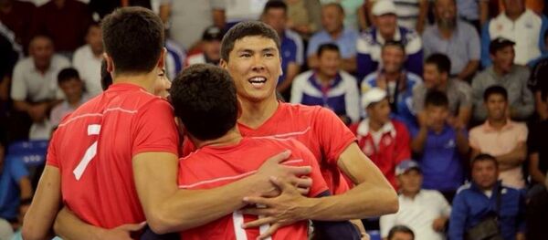 Кыргызстандын волейбол боюнча курама командасынын оюнчулары. Архив - Sputnik Кыргызстан