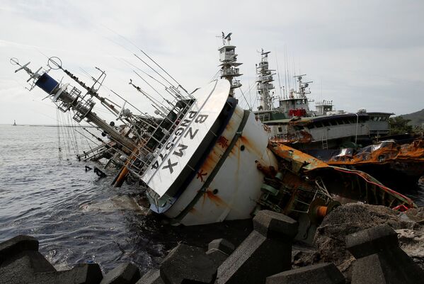 Последствия тайфуна Меранти в Тайване - Sputnik Кыргызстан