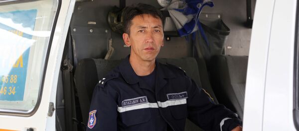 Куткаруу кызматынын жетекчиси Артур Эрназаров. Архив Куткаруу кызматынын жетекчиси Артур Эрназаров. Архив - Sputnik Кыргызстан