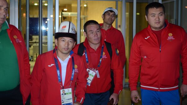 Прилет кыргызстанских паралимпийцев из Рио-де-Жанейро - Sputnik Кыргызстан