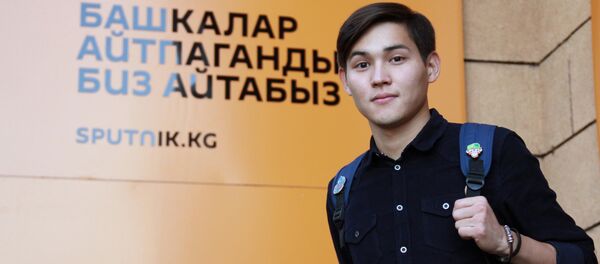 Музыкант из КР, показавший один лучших результатов на международном конкурсе исполнителей Новая волна Нурсултан Азыкбаев - Sputnik Кыргызстан