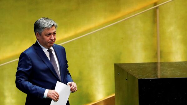 Выступление МИД Кыргызстана Эрлана Абдылдаева на 71-й сессии Генеральной Ассамблеи ООН - Sputnik Кыргызстан