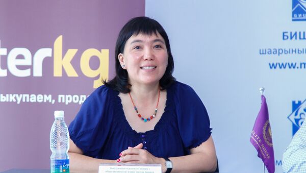 Архивное фото главы пресс-службы мэрии Бишкека Гули Алмамбетовой - Sputnik Кыргызстан
