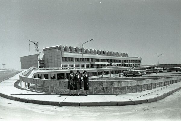 Манас аэропорту жаңыртылган кези 1980-жыл - Sputnik Кыргызстан