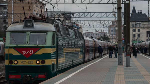 Поезд в Москве. Архивное фото - Sputnik Кыргызстан