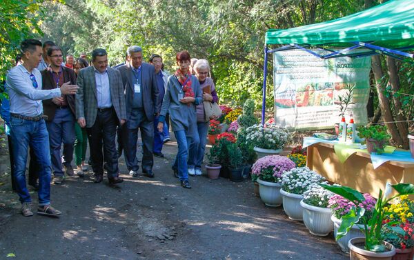 Экскурсоводы-волонтеры показали горожанам уникальные коллекции растений, представляющих флору Кыргызстана, ЦА и других стран мира - Sputnik Кыргызстан