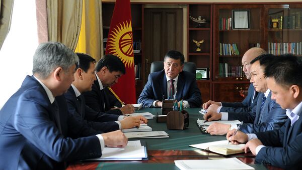 Премьер-министр Сооронбай Жээнбеков өлкөдөгү коомдук-саясий абал боюнча жыйында - Sputnik Кыргызстан
