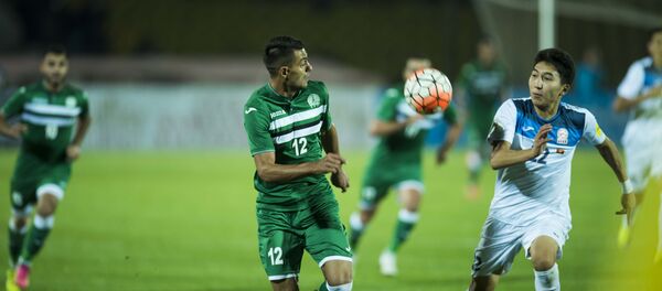 Товарищеский матч между сборными Кыргызстана и Туркменистана по футболу - Sputnik Кыргызстан