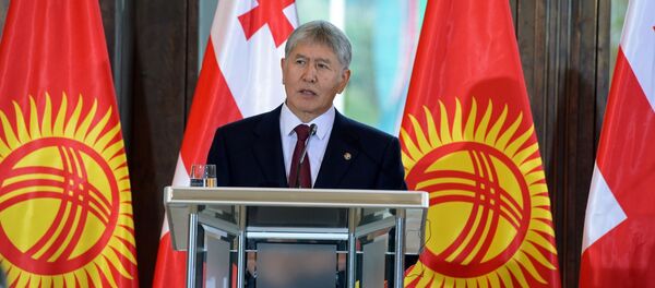 Официальный визит президента КР Алмазбека Атамбаева в Грузию - Sputnik Кыргызстан