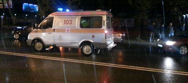 Наезд на пешехода по улице Элебесова в Бишкеке - Sputnik Кыргызстан