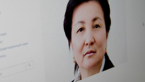 Снимок с официального сайта минобрнауки КР. Заместитель министра образования и науки Кыргызской Республики Ашымбаева Токтобубу - Sputnik Кыргызстан
