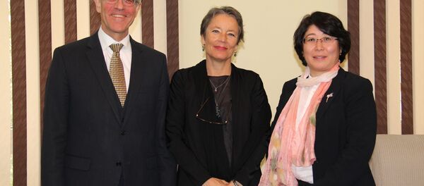 Первый заместитель главы МИД КР Динара Кемелова обсудила с главами дипломатических представительств оптимизацию работы БДИПЧ - Sputnik Кыргызстан