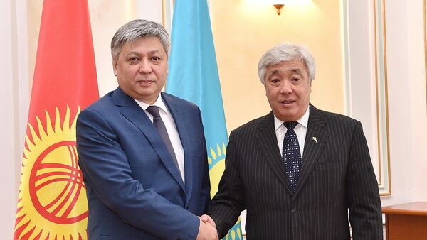 Официальный визит МИД КР Эрлана Абдылдаева в Казахстан - Sputnik Кыргызстан