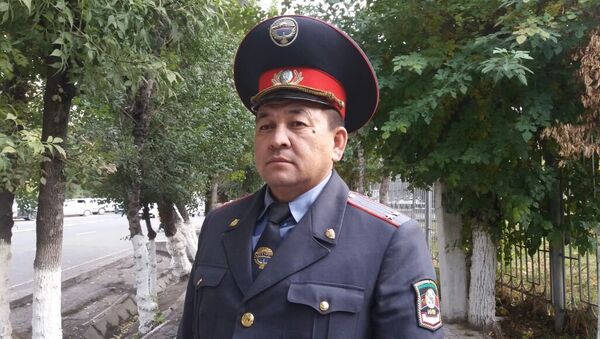Пресс-секретарь УВД Ошской области Жениш Ашырбаев - Sputnik Кыргызстан