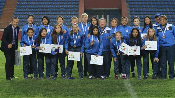 Международный турнир CAFA Women’s Cup U-19 в Ташкенте - Sputnik Кыргызстан