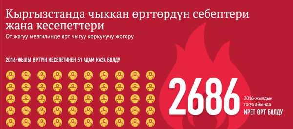 Кыргызстанда чыккан өрттөрдүн себептери жана кесепеттери - Sputnik Кыргызстан