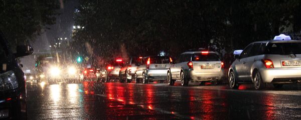 Автомобильный затор в Бишкеке - Sputnik Кыргызстан