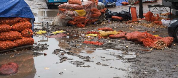 Мусор на городских рынках Бишкека - Sputnik Кыргызстан