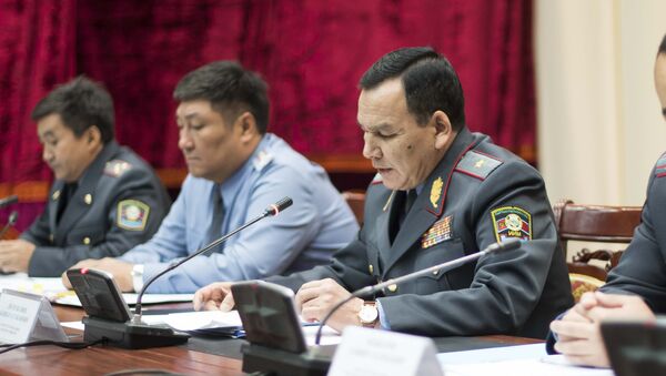 Пресс-конференция главы МВД Джунушалиева по итогам 9 месяцев  - Sputnik Кыргызстан