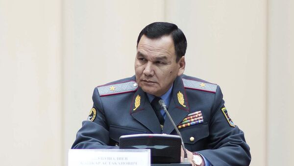 Министр внутренних дел Кашкар Джунушалиев. Архивное фото - Sputnik Кыргызстан