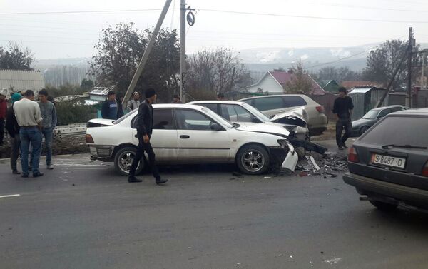 В Управлении патрульной милиции ГУВД Бишкека подтвердили информацию об аварии. - Sputnik Кыргызстан