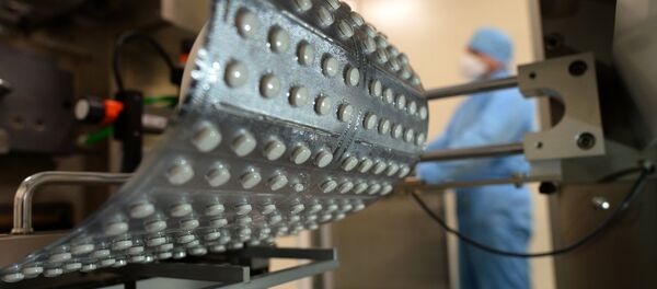 Работа фармацевтического предприятия Рафарма в Липецкой области - Sputnik Кыргызстан