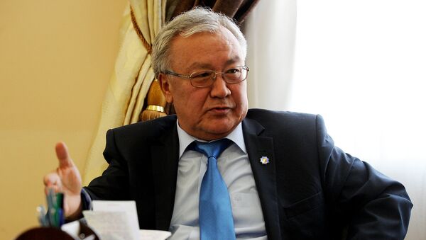 Глава Национальной академии наук КР Абдыганы Эркебаев. Архивное фото - Sputnik Кыргызстан