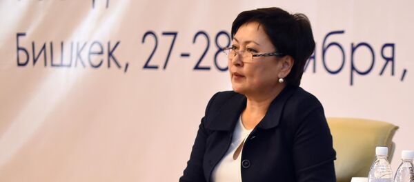 Билим берүү жана илим министри Гүлмира Кудайбердиева. Архив - Sputnik Кыргызстан