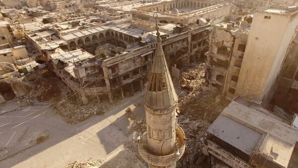 Вид на город Алеппо, восточная часть. Архивное фото - Sputnik Кыргызстан