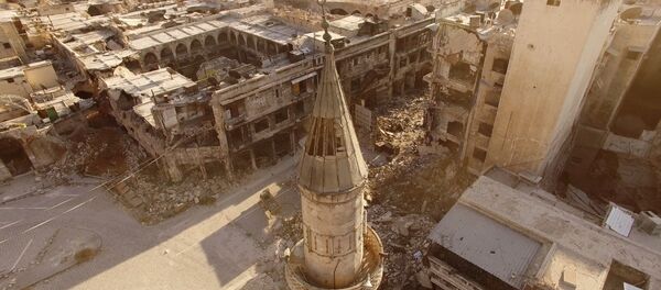 Вид на город Алеппо, восточная часть. Архивное фото - Sputnik Кыргызстан