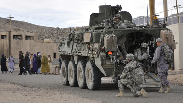 Солдаты армии США в одном из сел Афганистана - Sputnik Кыргызстан
