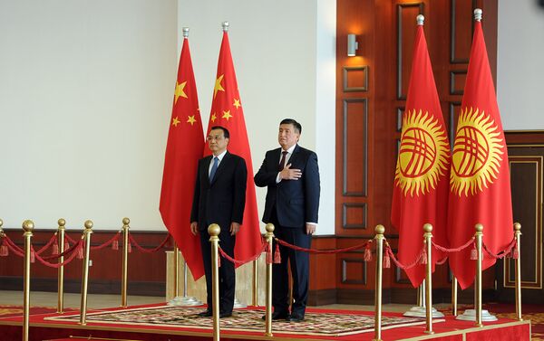 Церемония встречи состоялась в зале официальных делегаций международного аэропорта. - Sputnik Кыргызстан