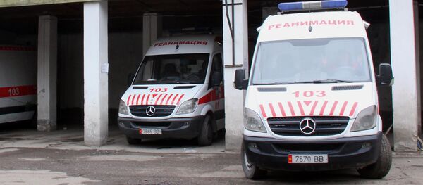 Автомобили Бишкекского отделения скорой помощи. Архивное фото - Sputnik Кыргызстан