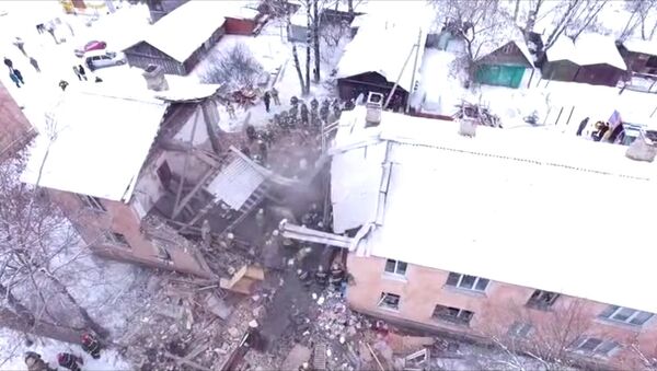 Взрыв газа в жилом доме в Иваново: разбор завалов и эвакуация пострадавших - Sputnik Кыргызстан