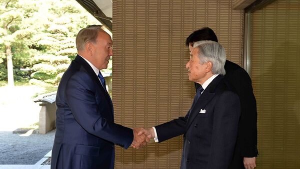 Официальный визти президента Казахстана Нурсултана Назарбаева в Японию - Sputnik Кыргызстан