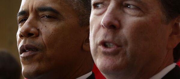 Президент США Барак Обама и директор ФБР Джеймс Коми - Sputnik Кыргызстан