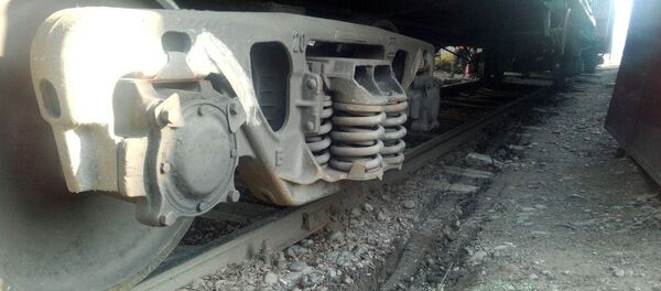 Вагон поезда сошел с рельс в Бишкеке - Sputnik Кыргызстан