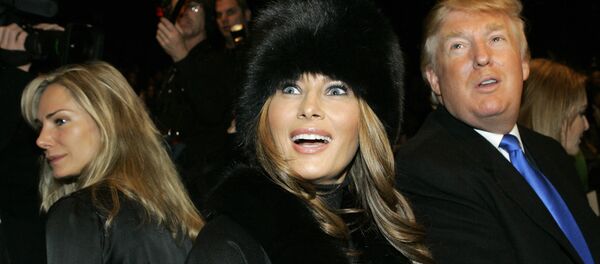 Президент США Дональд Трамп и первая леди Мелания Трамп. Архивное фото - Sputnik Кыргызстан